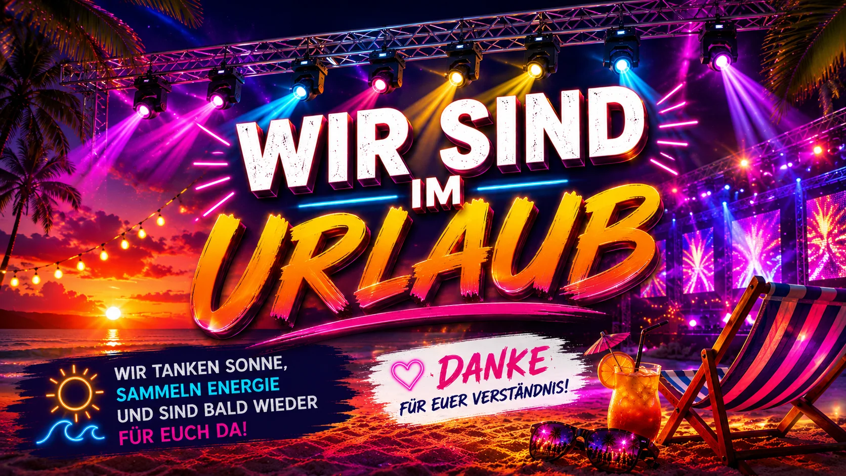 🌴 FireflyClub Agency macht Urlaub!
